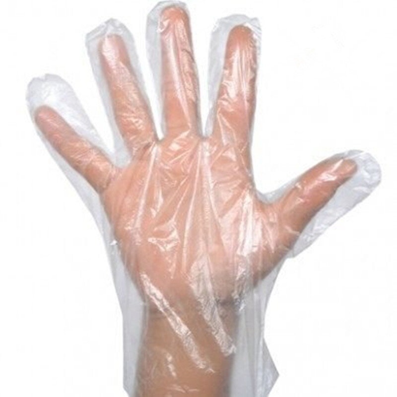 100pcs/pack Industrial Medical Gloves Clear Cleaning Disposable Gloves 100 Pcs Food Service Health Care Tool