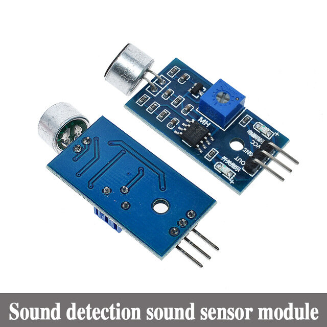 ขาย Sound Sensor โมดูลเซ็นเซอร์ควบคุมเสียง MAX4466 MAX9814switch การตรวจจับนกหวีดไมโครโฟนเครื่องขยายเสียงสำหรับ Arduino