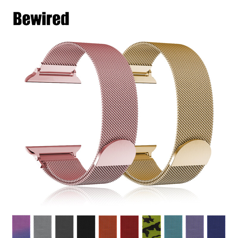 Milanese Schleife band für Apple Uhr band strap 38mm 40mm für iwatch 5/4/3/2/1 42mm 44mm Edelstahl stahl Armband handgelenk armband
