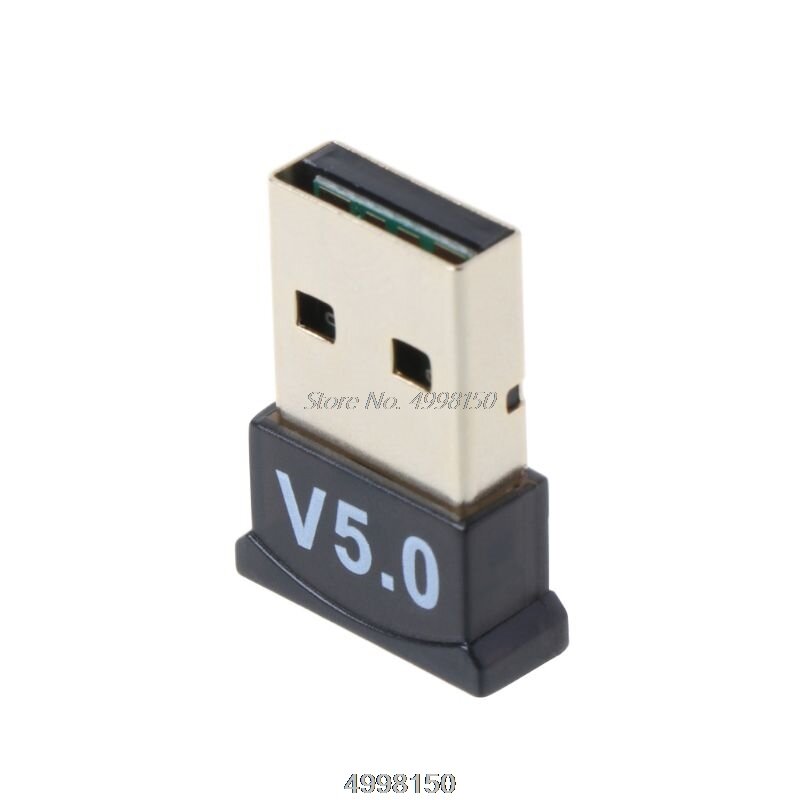 Wireless Bluetooth 5.0 Receiver Adapter USB Dongle Transmitter untuk Komputer PC Dropship