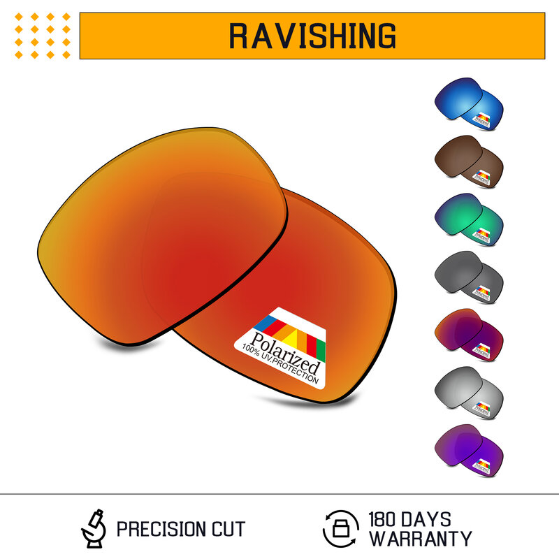 باويك عدسات استبدال مستقطبة ل-اوكلي رافيشينغ النظارات الشمسية الإطار-خيارات متعددة