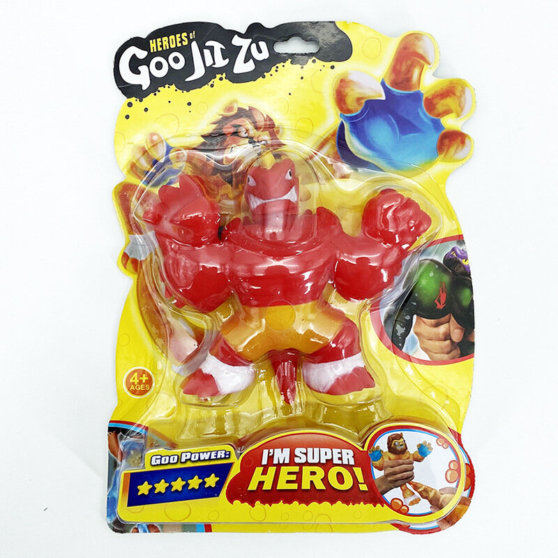 Heroes von GOO Jit Zu Kopieren Software Vs Weiche Shark Lion Wolf Spielzeug Schleimiges Stress Relief Squeeze Hobby Puppen Interessant kinder Geschenk