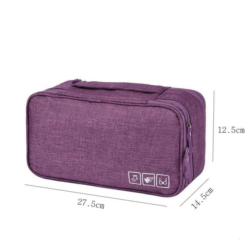 Bolsa organizadora de viaje multifuncional para mujer, bolsa de almacenamiento de acabado de sujetador, cubos de embalaje impermeables de alta capacidad