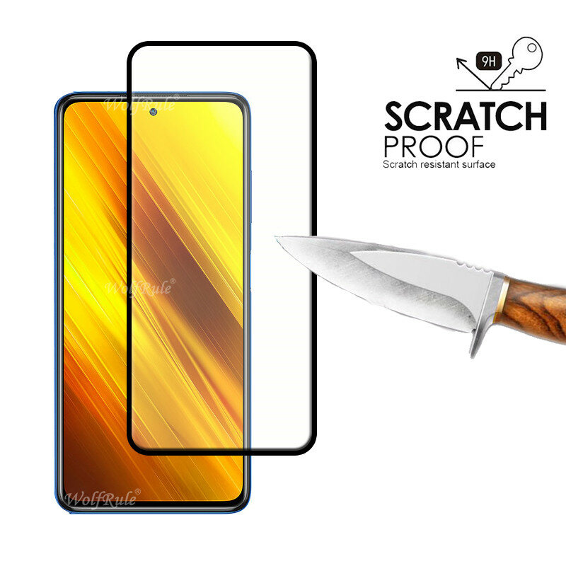 6-in-1 For Xiaomi Poco X3 Glass For Poco X3 Tempered Glass Protective Full Screen Protector For Poco X3 M3 M4 X4 Pro Lens Glass