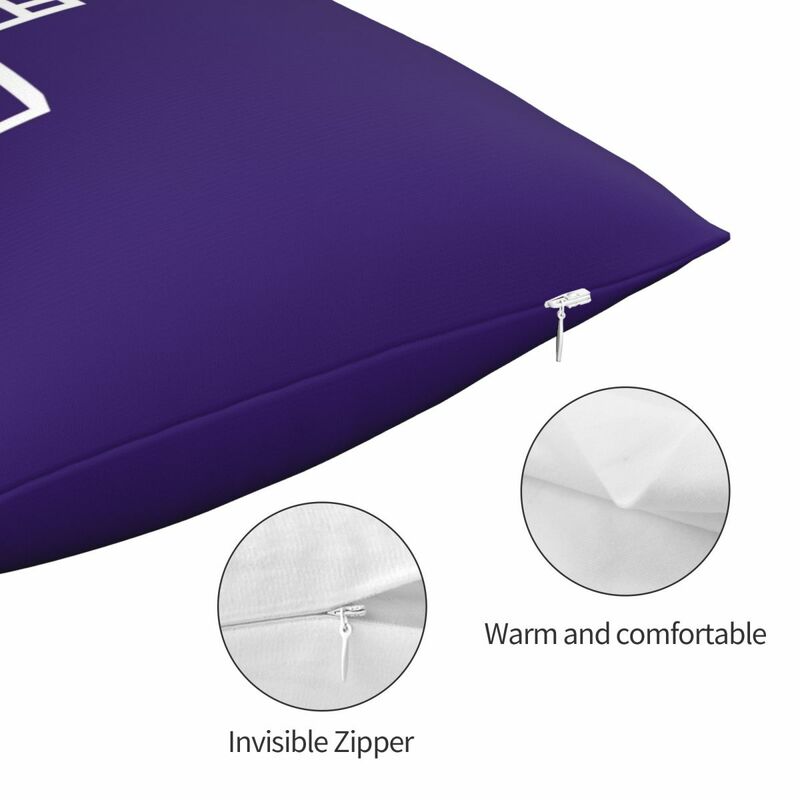 Twitch-funda de almohada de poliéster, lino, terciopelo, decoración con cremallera, funda de cojín para sofá