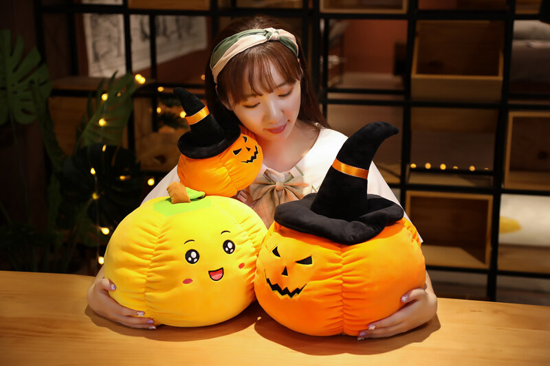 Nuovo cuscino elfo zucca pazzo Halloween Flip Pumpkin cuscino regalo per bambini