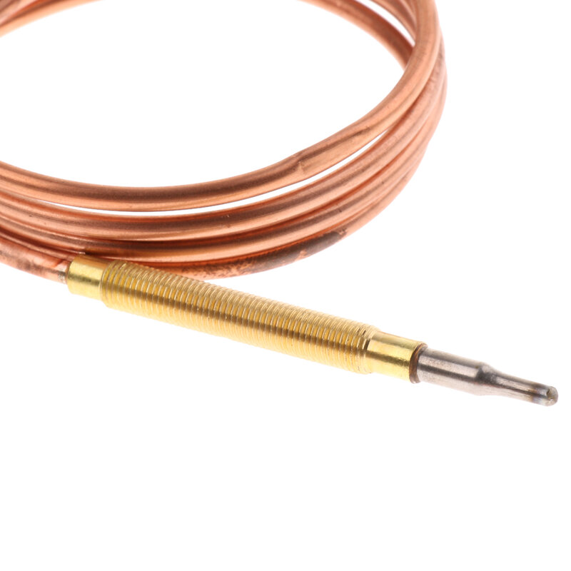 90cm Thermocouple Replacement Set For Gas Furnaces Boilers Water Heaters, Head size: M6*0.75; Tail thread: M9*1