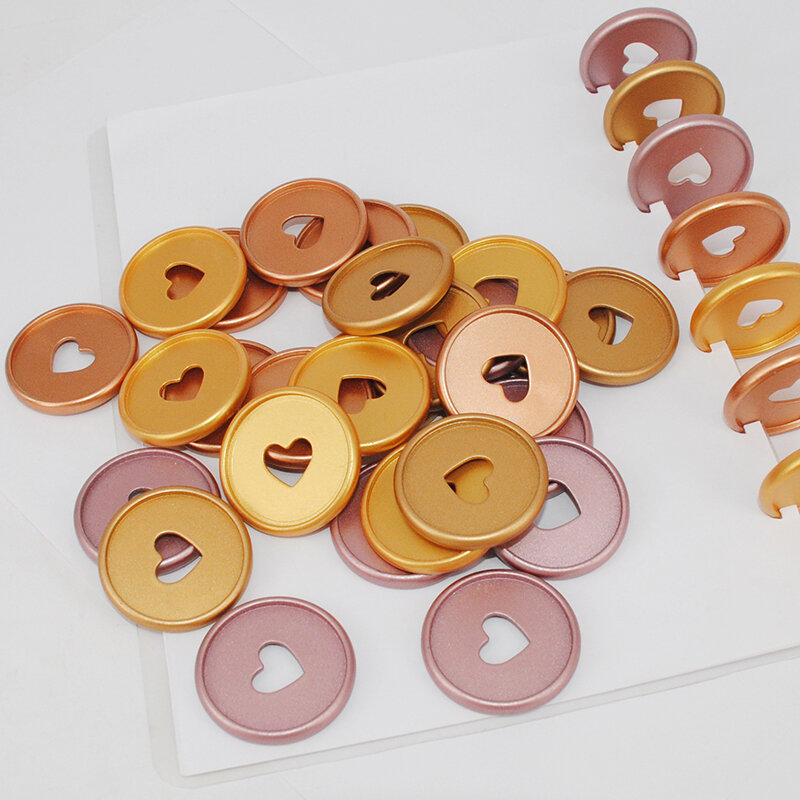 12pcs 35mm Mushroom Planner Binding Discs Notebook Binder Rings Discs Binder Mushroom Binding Ring Office and School Supplies