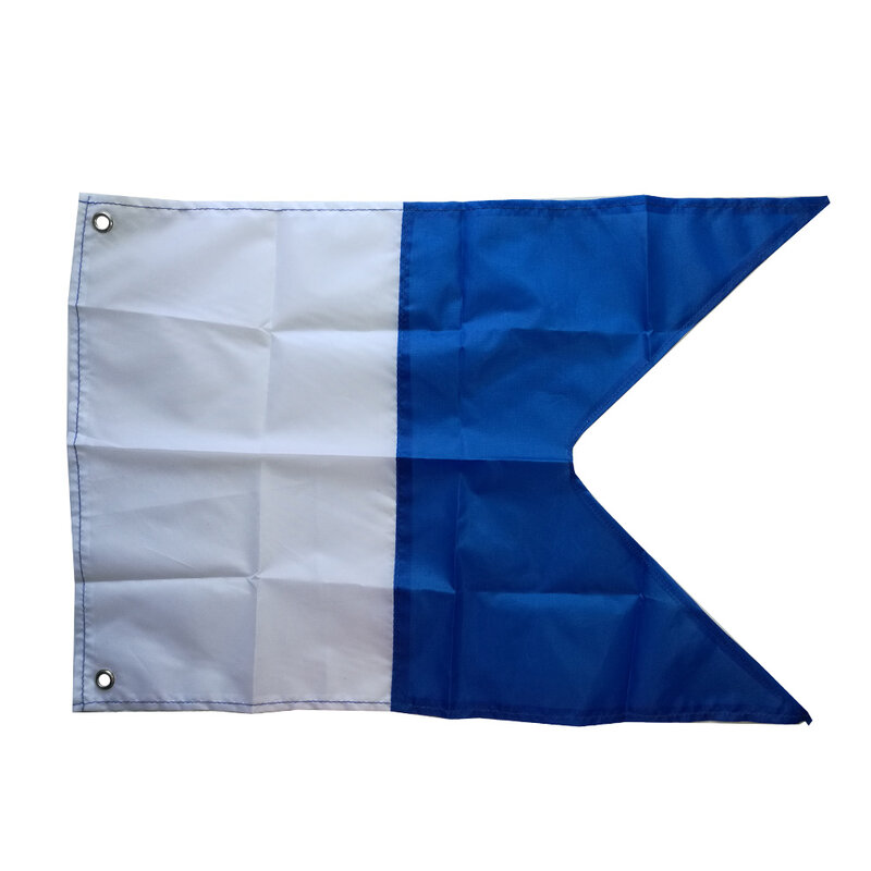2 Size Large Dive Boat Flag International Sign Universal Scuba Diving Boat Floating Flag with Metal Grommets Accessories