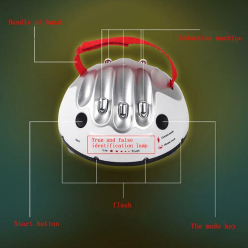 Polygraph Funny Adjustable Adult Polygraph Test Electric Shock Lie Detector Shocking Liar truth or Dare Game consoles