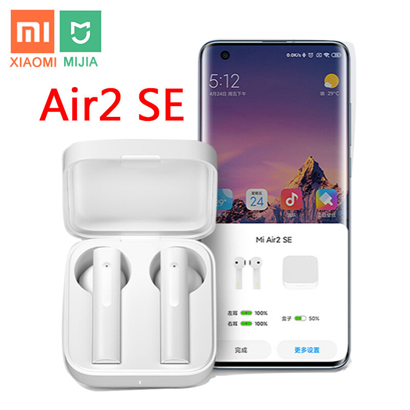 Xiaomi Air2 SE-auricular, inalámbrico por Bluetooth, Original 2020 AirDots pro 2SE 2 SE SBC/AAC, enlace sincrónico ENC Control táctil