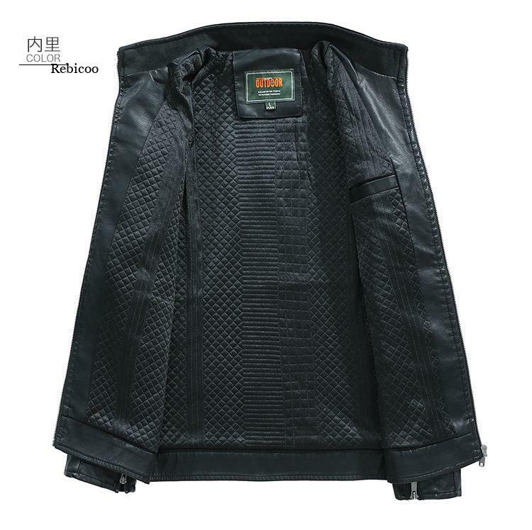 2021 marca primavera outono novos jaquetas masculinas coleiras sólidas casaco de couro do plutônio para jaquetas masculinas vestuário vestuário