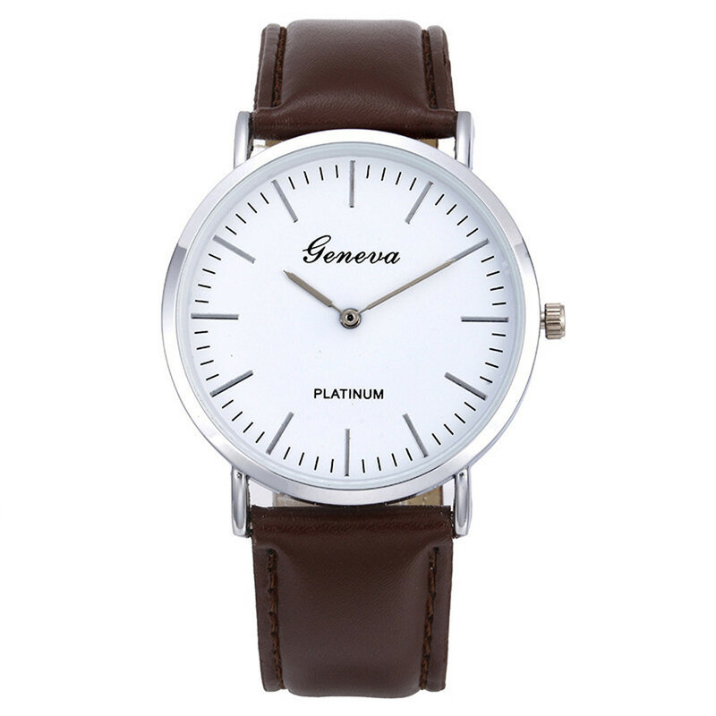 Men's Quartz Watch Retro Simple  Leather Band Watch Analog Ultra Thin Dial Quartz Wrist Watch שעון גברים horloge man