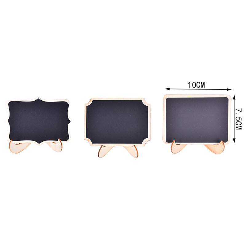 1PC Mini lavagna in legno bacheca portatile lavagna Stand etichette universali per la decorazione della tavola della festa nuziale