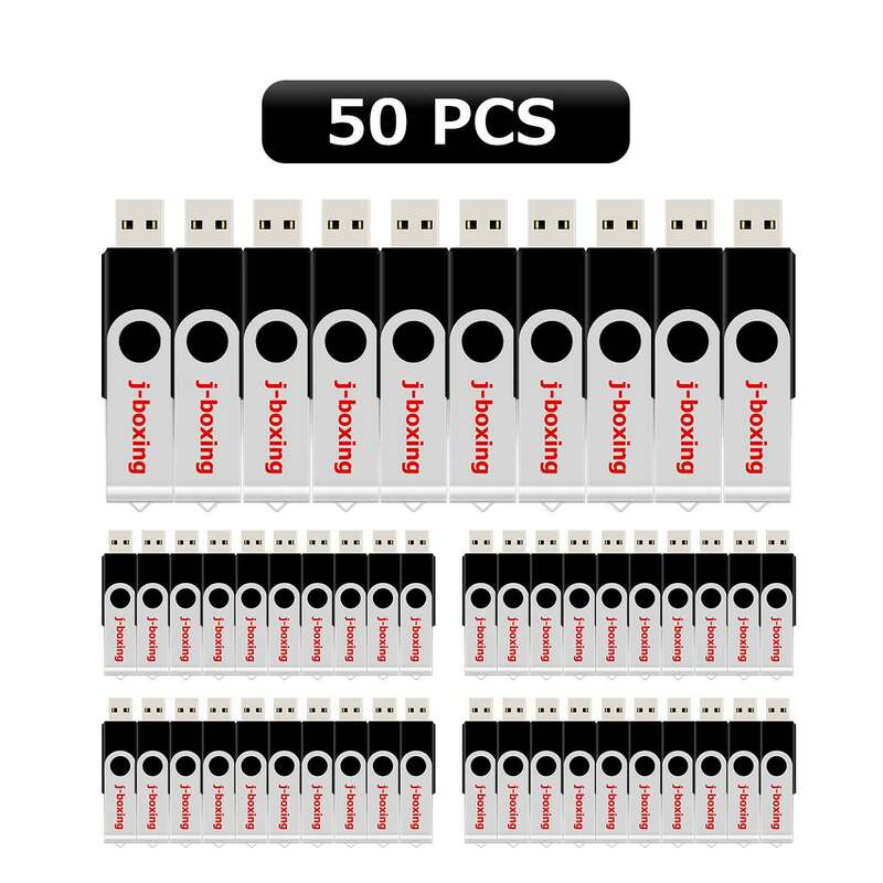50PCS 64MB USB Flash Small Capacity Pendrives Swivel USB Flash Stick J-boxing 64 mb Memory Stick for Desktop Laptop Multicolors