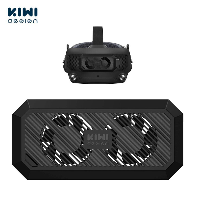 KIWI design Accesorios de Ventiladores de radiador USB para Valve Index, Calor de enfriamiento para Auriculares VR en el Juego VR y extiende la Vida útil de Valve Index