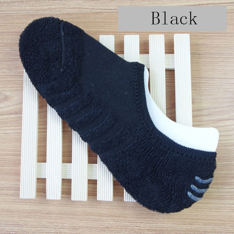 Chaussettes courtes en coton éponge pour homme, chaussettes confortables, épaisses à la cheville, chaudes, duveteuses, bateau