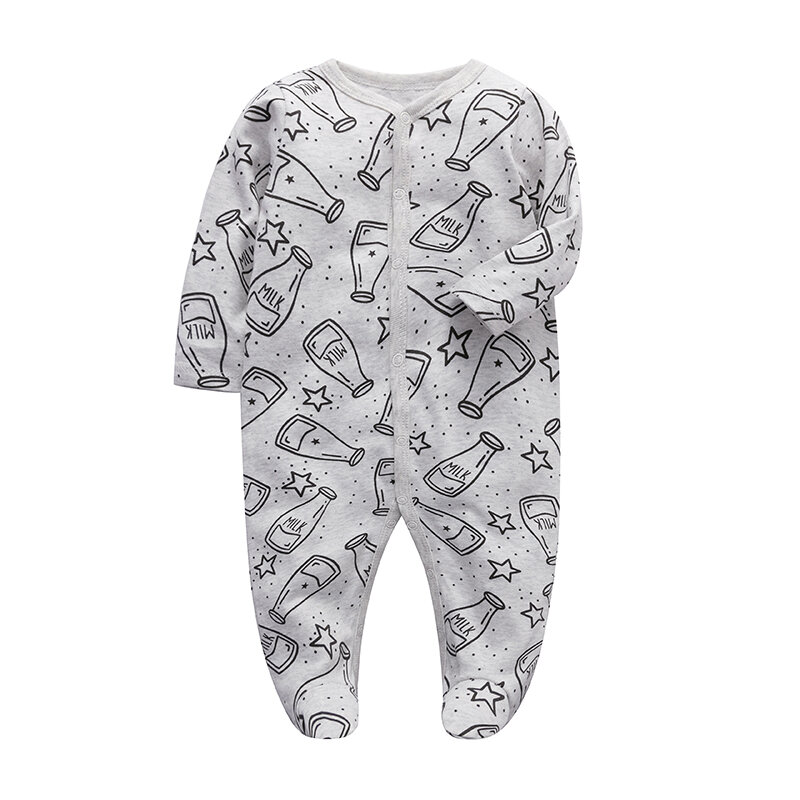 Pyjamas à manches longues pour bébés garçons et filles, couverture, vêtements de nuit pour nouveau-nés, 0 3 6 9 12 mois