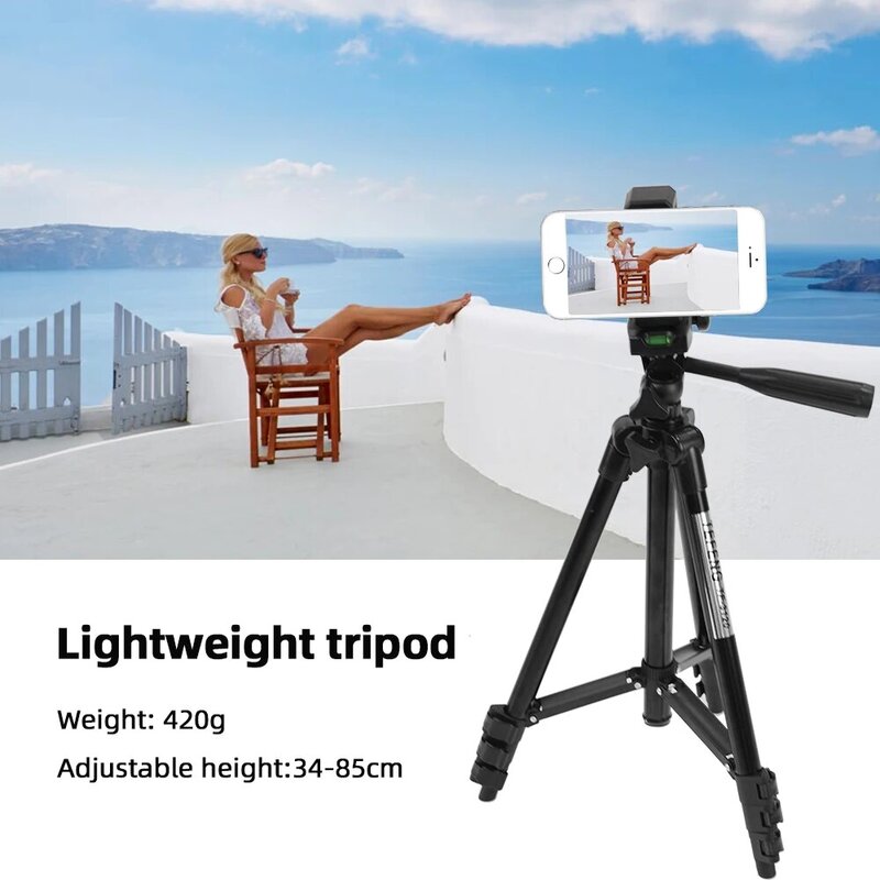 Регулируемая Мини-подставка для штатива MountDog 35-85 см, держатель для телефона с зажимом для экшн-камеры GoPro