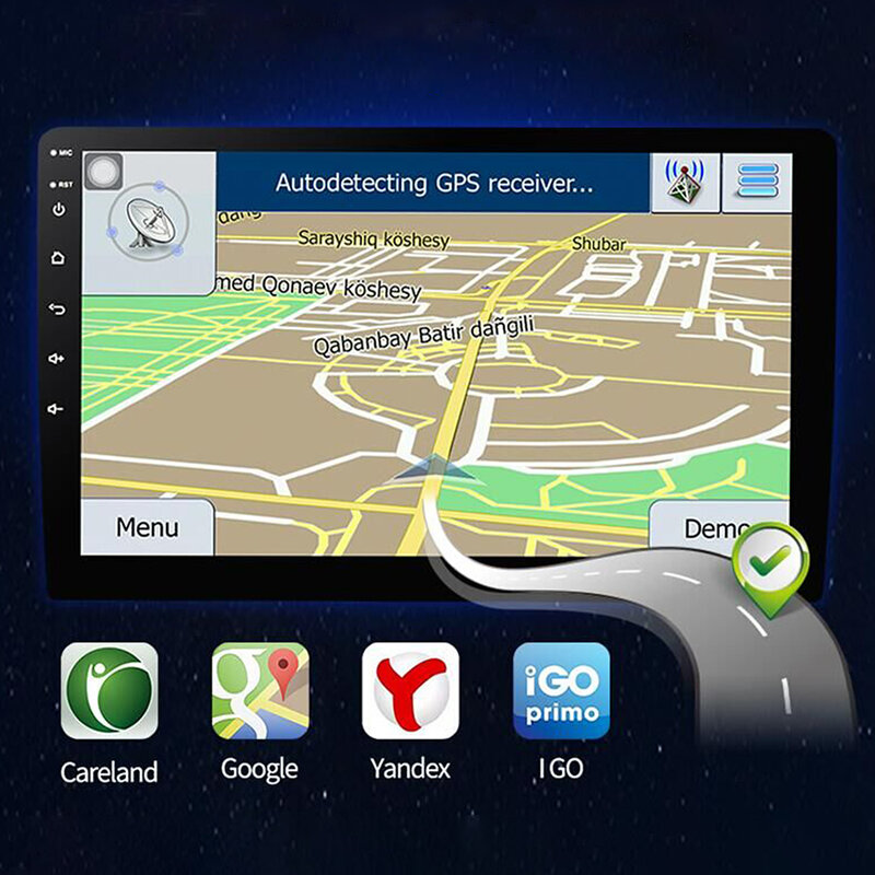 Radio Estéreo con GPS para coche, unidad principal de salpicadero con marco de Panel, 2DIN, 9 pulgadas, para Suzuki AITO 800 2014