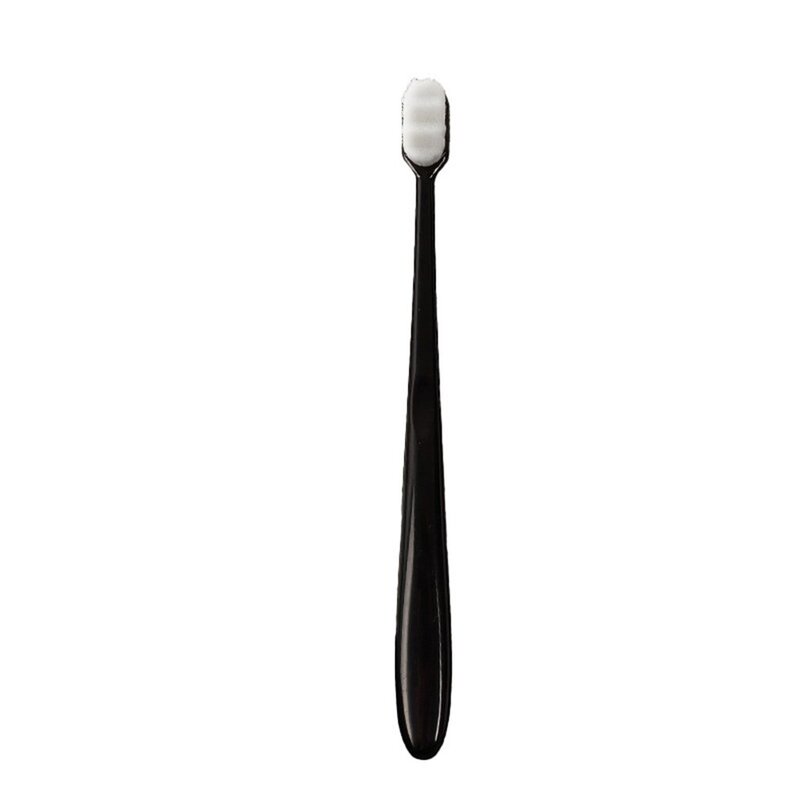 Spazzolino Nano portatile Micron grado denso bagno setole morbide spazzolino da denti Ultra sottile Super morbido spazzolino da denti