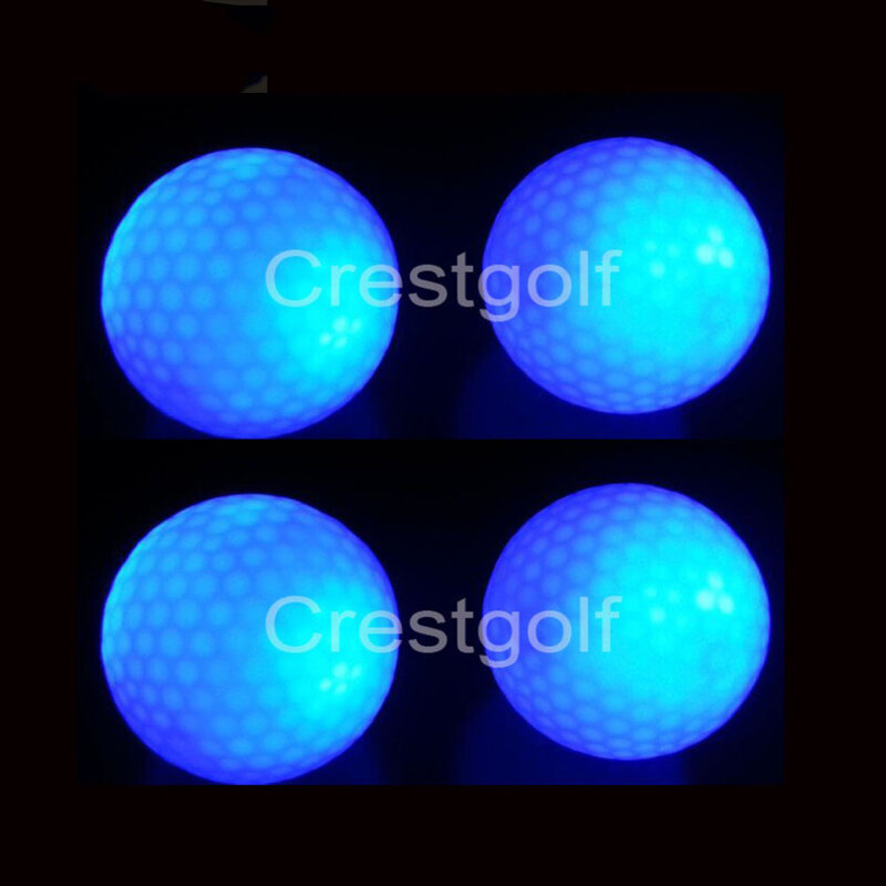 CRESTGOLF-LED Bolas De Golfe Para Treinamento Noturno, Bolas De Prática, Treinamento Noturno, 6 Cores, 3Pcs por Pacote