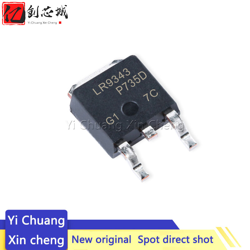10PCS ใหม่ IRLR9343TRPBF TO-252-3 P-Channel-55V/-20A SMD MOSFET