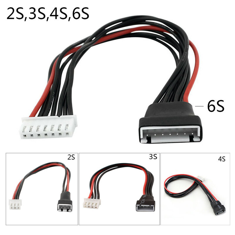 2s 3s 4s 6s Battery Balance Charger Plug Line/Wire/Connector Cable 1/4Pcs 2s-6s LiPo Battery Extended Line RC Toy Accessories