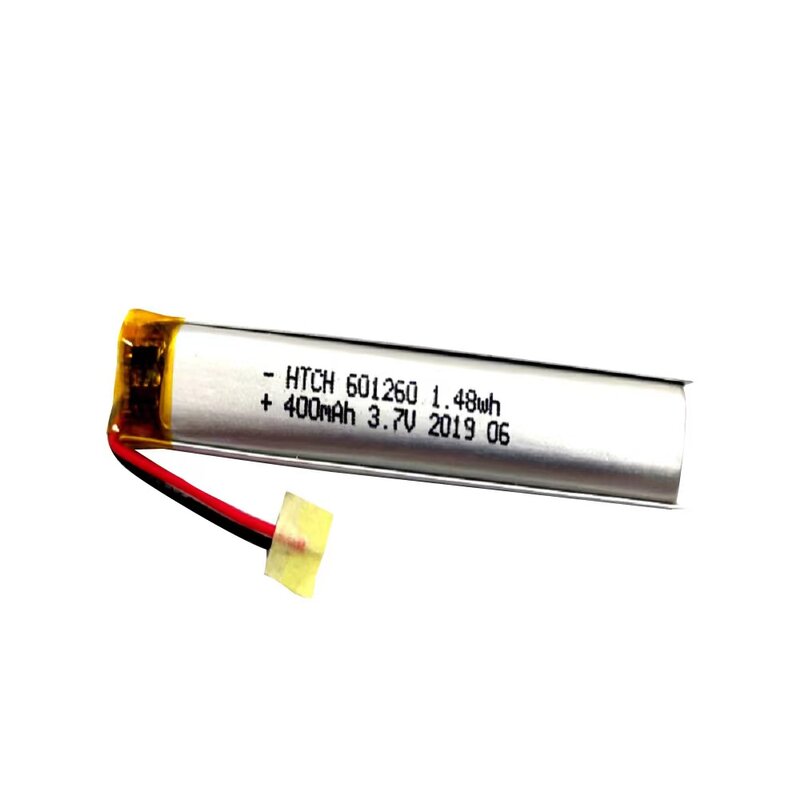 601260 batteria ai polimeri di litio 601260 400mah3.7v batteria al litio a striscia lunga batteria auricolare Bluetooth