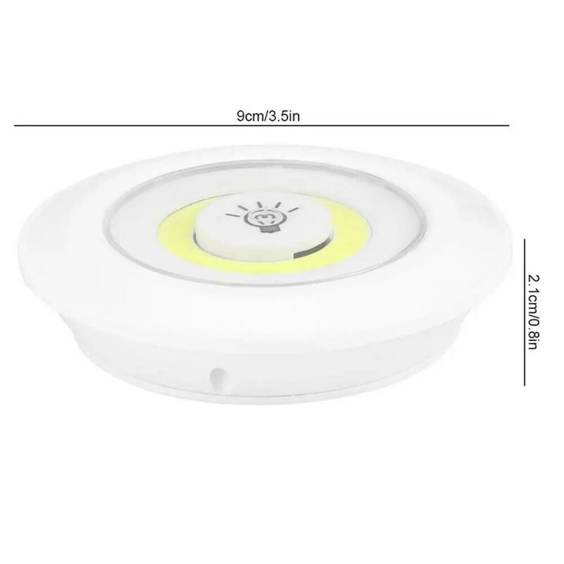 3X LED dimmerabile sotto l'armadio bianco chiaro con telecomando armadi a LED a batteria luci per illuminazione bagno guardaroba