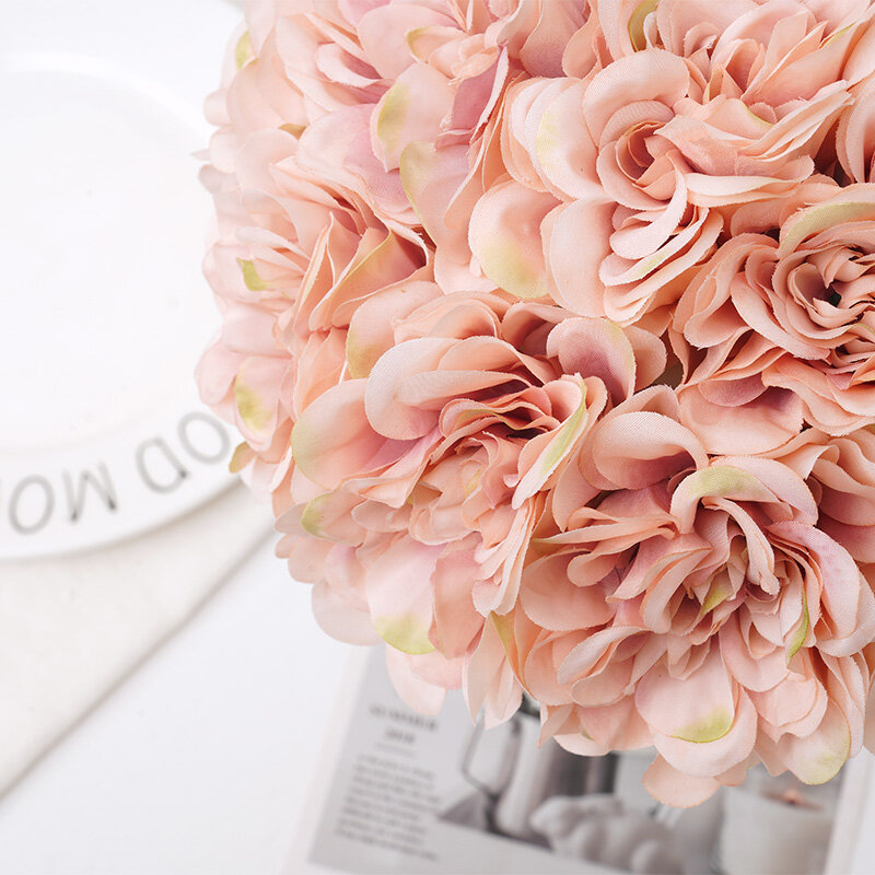 5pcs fiori di peonia artificiale caffè festa di nozze decorazione di compleanno fai da te disposizione della casa Dahlia Bouquet ghirlanda accessorio artigianale