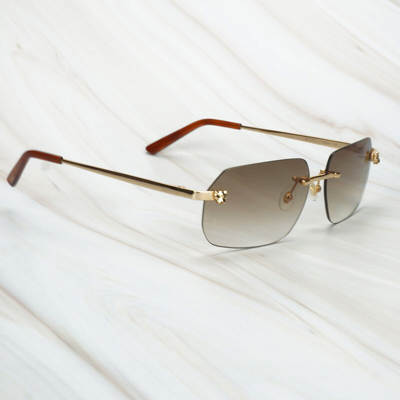 Retro Carter okulary przeciwsłoneczne dla mężczyzn Leopard okulary przeciwsłoneczne damskie modne okulary słoneczne ramki na zewnątrz podróży dekoracji odcienie