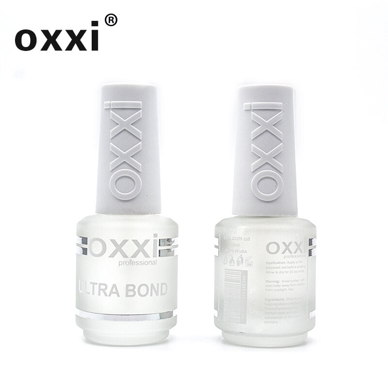 OXXI-Mais recente Primer de Esmalte para Unhas, Gel Semi-Permanente, Verniz UV, Manicure de Esmalte, Sem Ácido, Ultrabond Base de Borracha Top Gel, 15ml