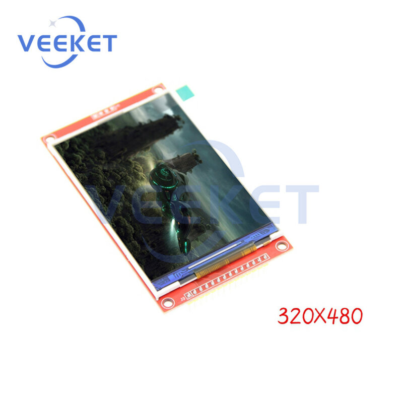 Módulo de pantalla LCD de 3,5 pulgadas, tablero de pantalla a Color SPI serial TFT, resolución de 480x320, controlador de Panel táctil IC ILI9488 RGB 65K