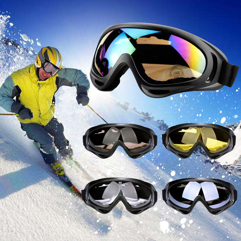 Зимние ветрозащитные очки для катания на лыжах, очки для снегохода, уличные спортивные очки CS, лыжные очки, пылезащитные мотоциклетные вело...