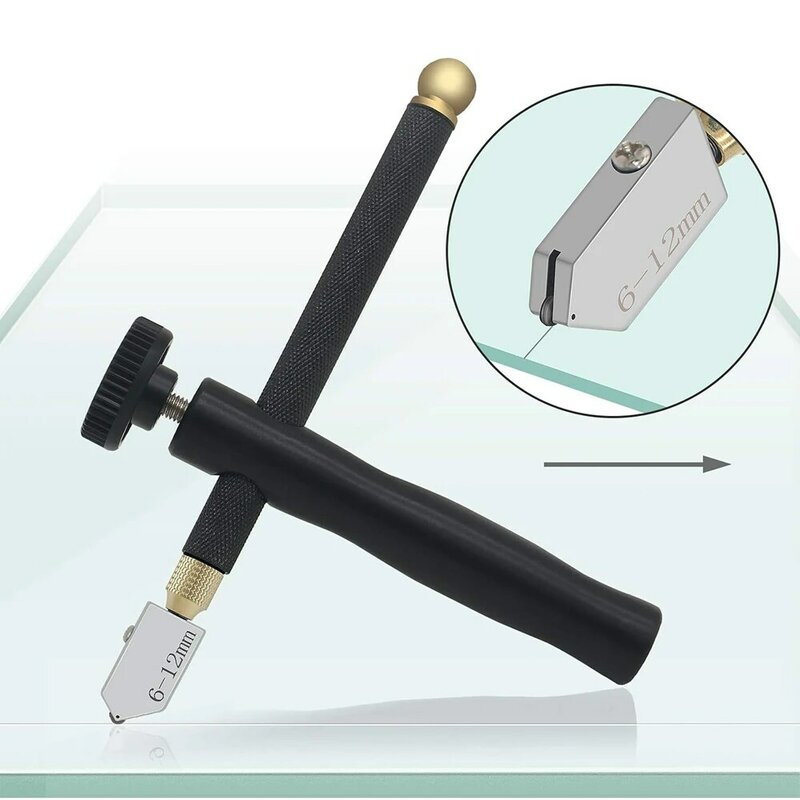 Glas Cutter Tool Set 2mm-20mm Bleistift Stil Öl Feed Hartmetall Spitze mit 2 Klingen und Schraubendreher glas Schneiden Kit Hand Werkzeuge