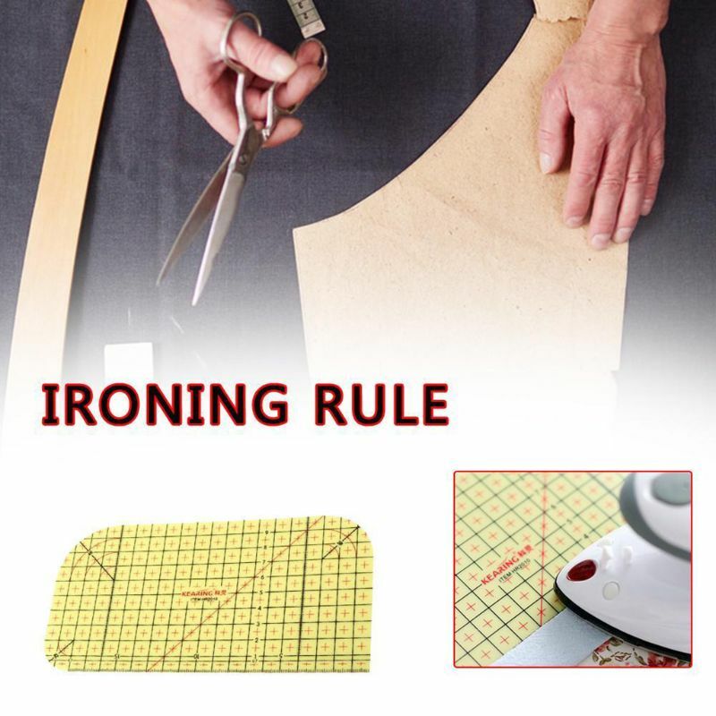 Regla de planchado, herramienta de medición para manualidades, manualidades y manualidades