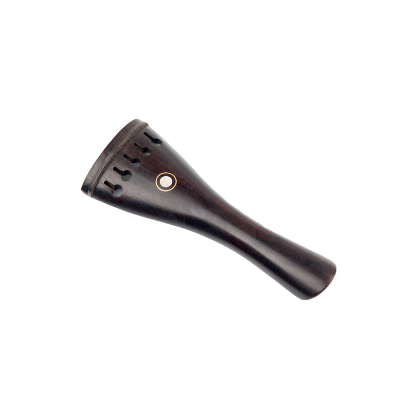 NAOMI 5 Strings Violin Tailpiece Ebony Wood w/ Parisian Inlay Violin Accessories Replacement Easy To Install