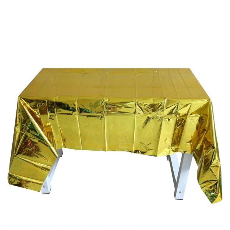 Couverture de Table à paillettes, facile à utiliser, résistante aux déchirures, pour Festival