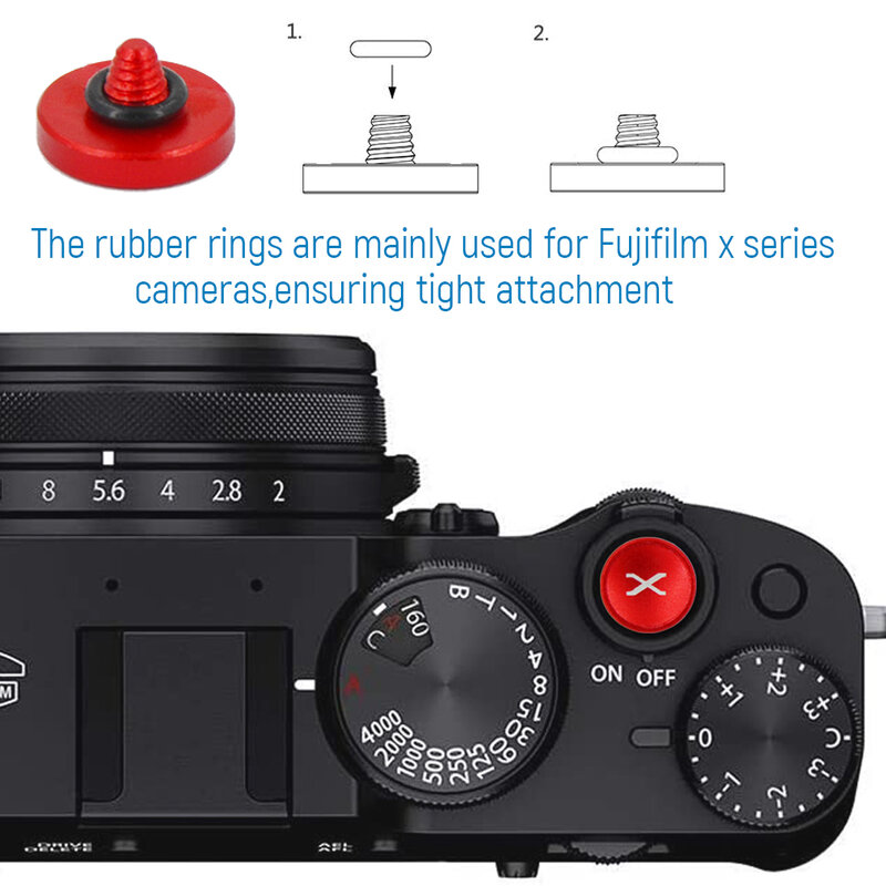 Metal Thumbs Up Grip Thumbs Up Grip Hand Grip + Shutter Release Button for camera for Fuji Fujifilm X100V