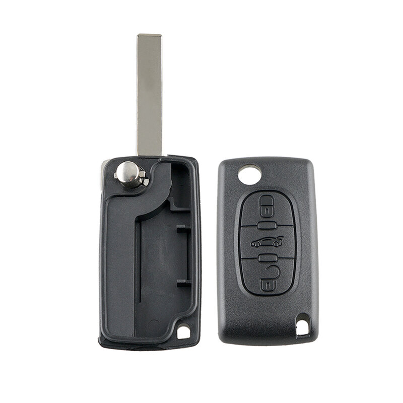 New Car Key Shell For Peugeot 407 407 307 308 607 Remote Key Case Shell Key Cover 3 Buttons Key Case CE0523 High Quality