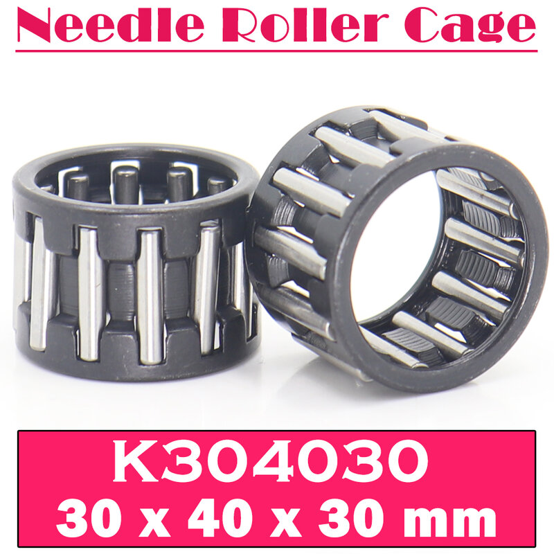 K304030 Bearing ( 2 PCS ) 30*40*30 mm Radial Needle Roller and Cage Assemblies K304030 49243/30 Bearings K30x40x30