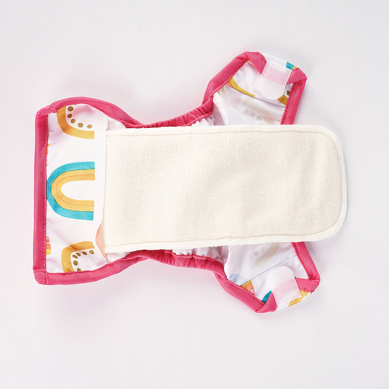 HappyFlute-inserto de forro de microfibra para recién nacido, pañal de tela de bambú Natural lavable, 2 capas, 10 Uds.