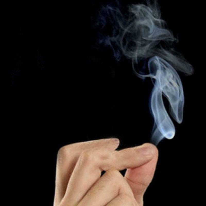 رائجة البيع 1 قطعة متعة باطني السحر الدخان من إصبع نصائح خدعة سحرية يدخن مفاجأة مزحة نكتة