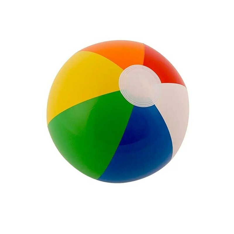 Bola inflável da praia do brinquedo da cor da água 6 do jogo das crianças da bola da cor de 30cm