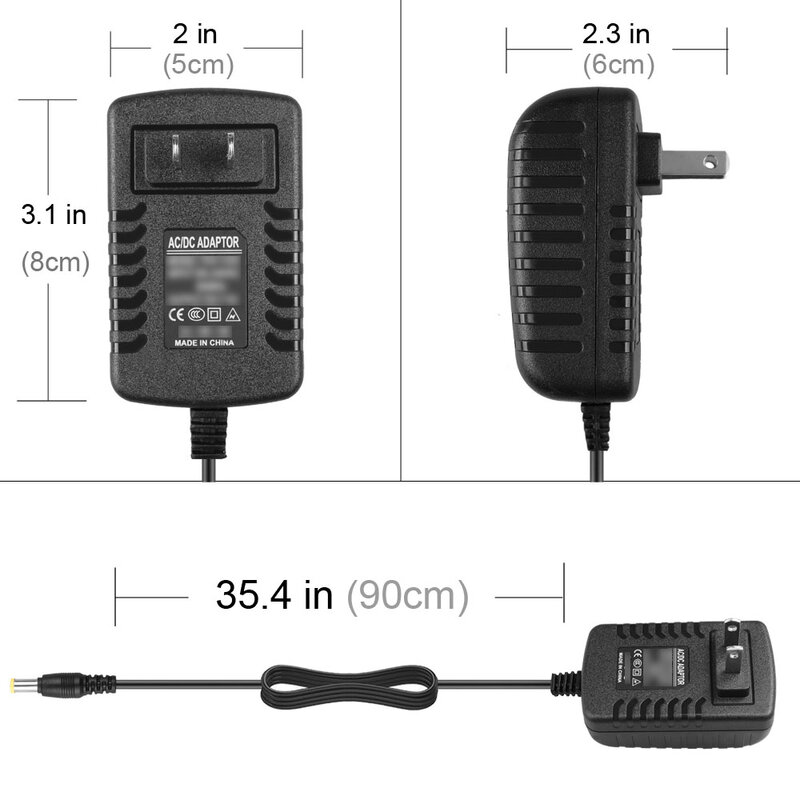 12V 2A DC Charger Power Supply Adapter for Sony BDP-S6700 BDP-S6500 Blu-ray Disc DVD Player