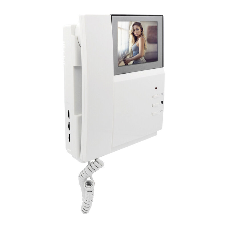 3 unit Apartment Video Door Phone Intercom System 4.3" Monitor video doorbell visual intercom System For Apartments