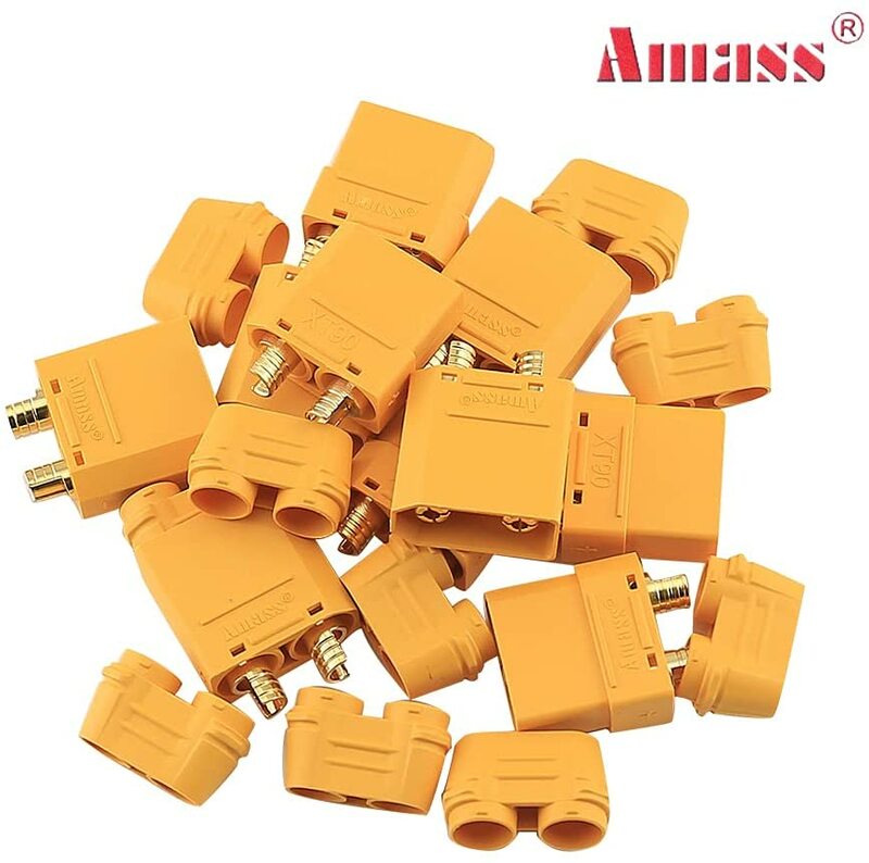Amass 5 paires count90 XT-90 mâle femelle connecteurs de balle fiches d'alimentation pour RC Lipo batterie moteur