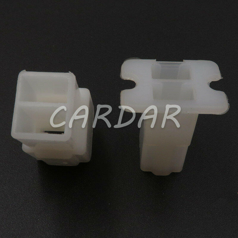 1 Set 2 Pin White ABS Wiring Socket Automotive Connector Household Plug