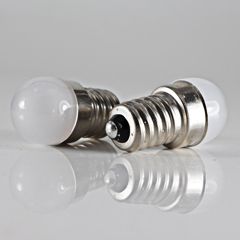 Mini E14 Led-lampe Ac Dc 12v 24v 60 v 1,5 W Kleine Milchig Shell Anhänger Kühlschrank Kühlschrank licht 12 24 60 Volt Scheinwerfer Kerze Lampe